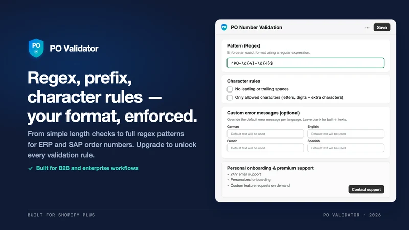 PO Validator B2B