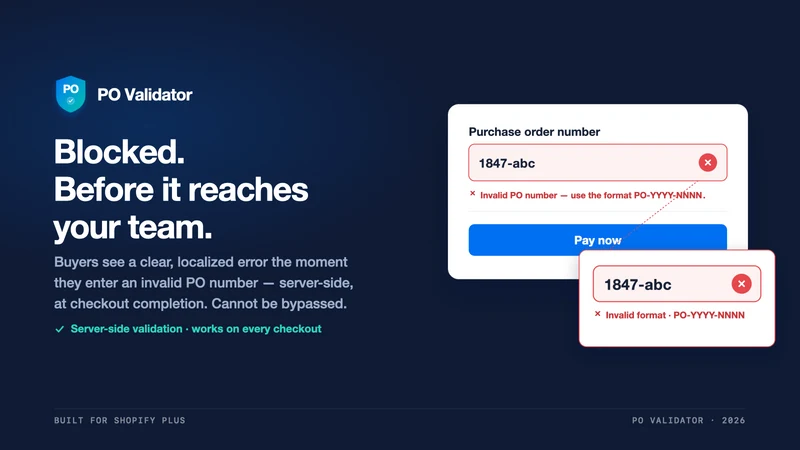 PO Validator B2B