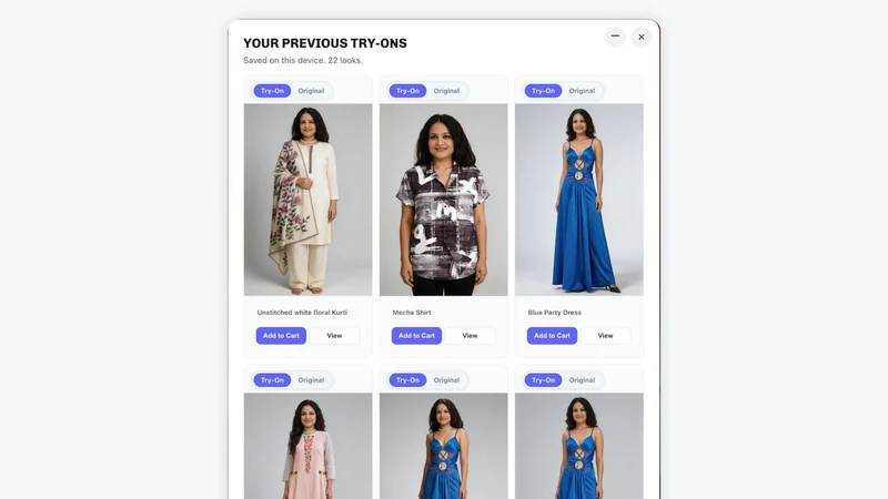 MyProductAI Virtual Try‑On