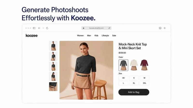KOOZEE ‑ AI E‑Commerce Images