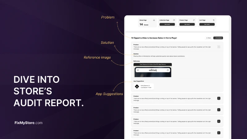 FixMyStore.com: AI Store Audit