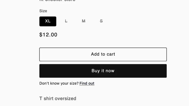 Fit Find: Size Chart & Guide