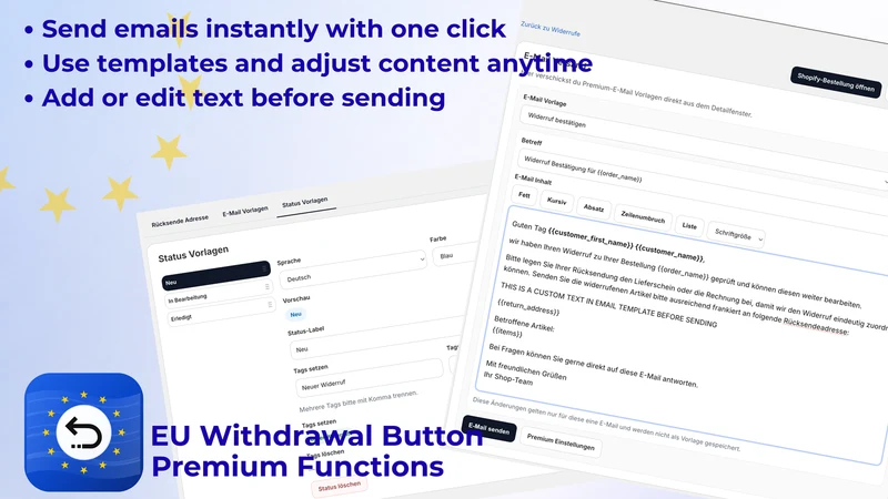 SEVNS EU Withdrawal Button