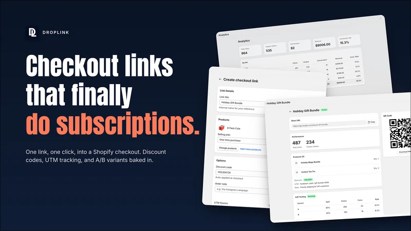 DropLink: Subscription Links