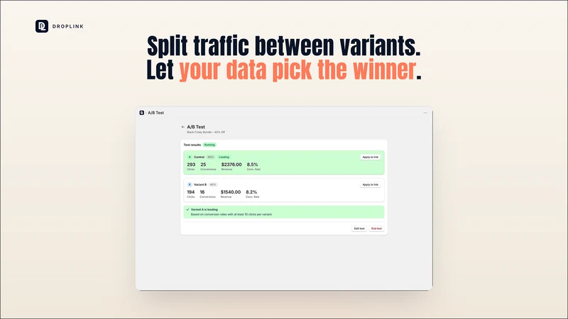 DropLink: Subscription Links