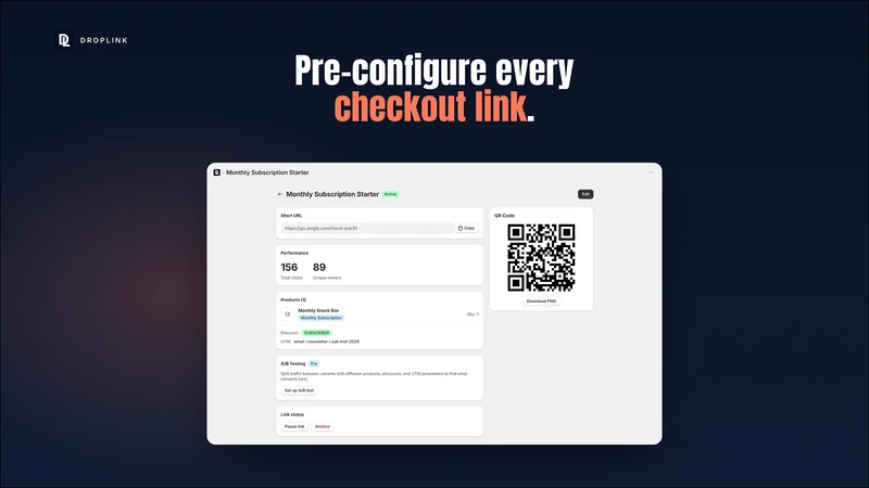 DropLink: Subscription Links