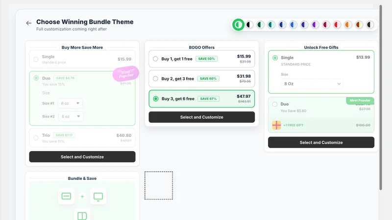 Dolpo Bundles & Upsells