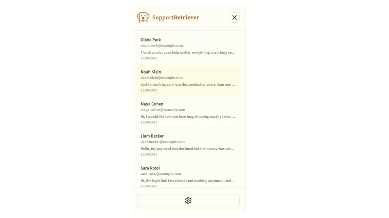 SupportRetriever AI Assisted