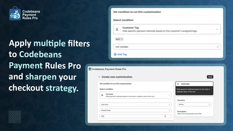 Codebeans Payment Rules Pro