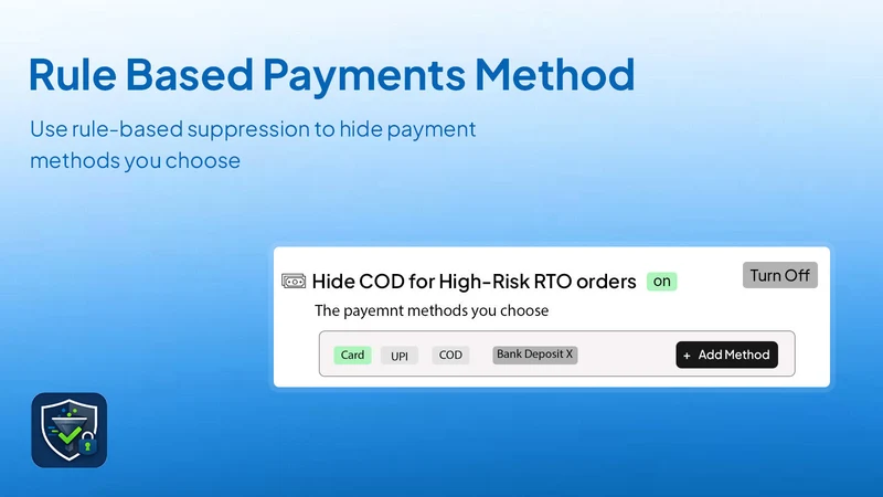 PayCloak: Hide Payment Methods