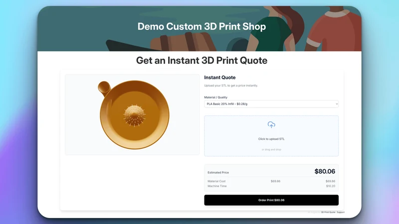 Filaquote: Instant 3D Quotes