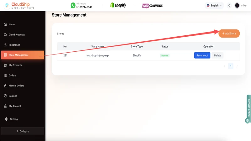 cloudShip ‑ dropshipping