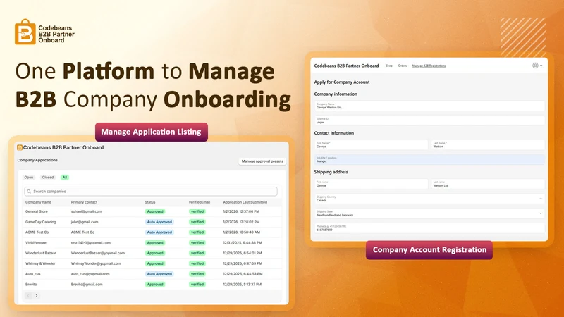 CB B2B Partner Onboard