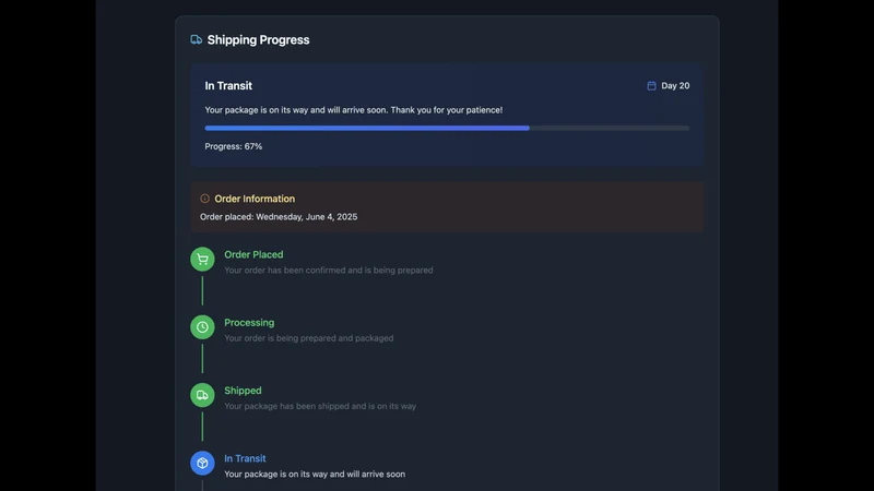 TrackingMania Dropship Tracker