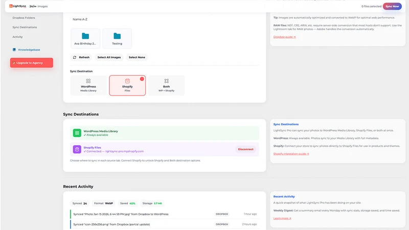 LightSync Pro ‑ Cloud to Files