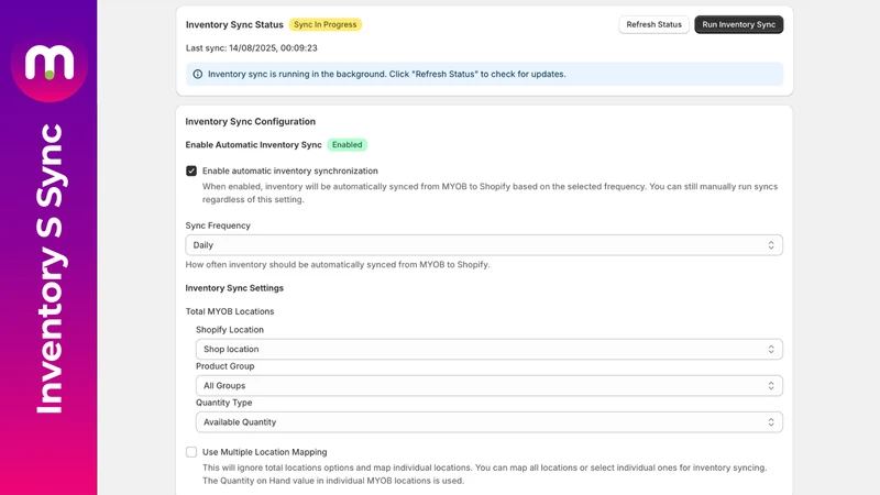 MYOB ‑ MYOB Integration