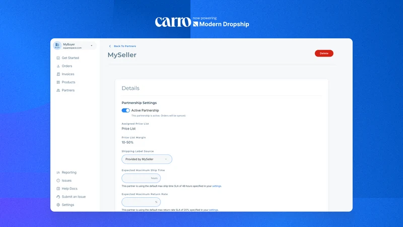Carro Dropship & Marketplace