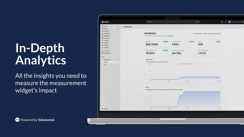 Volumental — Shoe Size & Fit