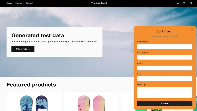 Thomas Contact Form