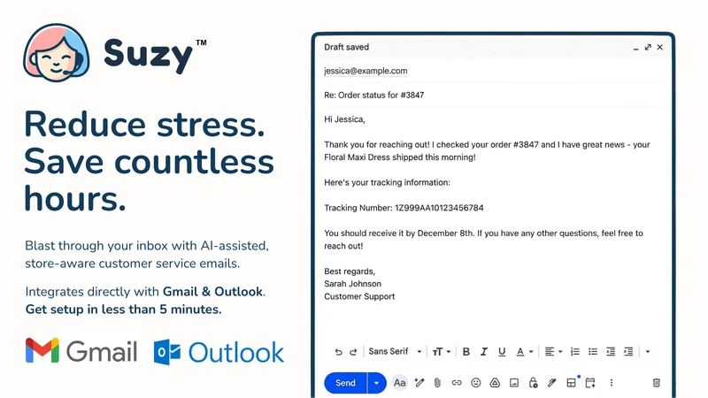 Suzy ‑ Draft Replies for Gmail