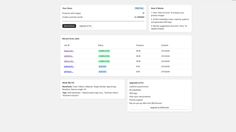 VisionTags: AI Commerce Ready
