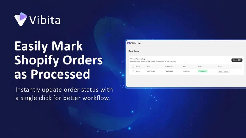 Vibita: Stock & Inventory Sync
