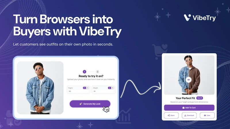 VibeTry AI Try On & Size Guide