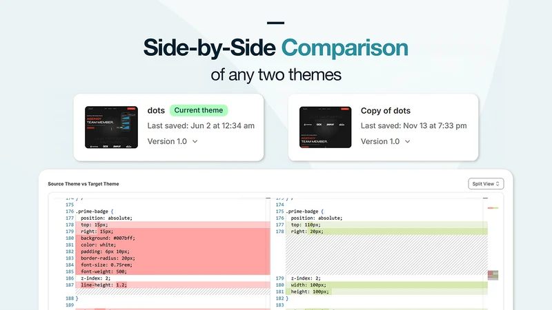 ThemeWatch: Compare Theme Code