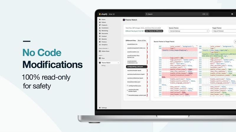 ThemeWatch: Compare Theme Code