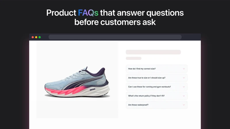 Sumo Product FAQ Builder + AI