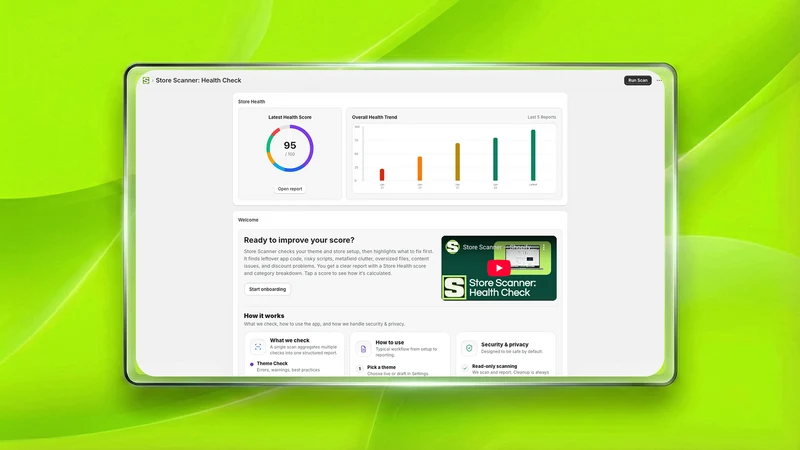 Store Health: Audit & Scan