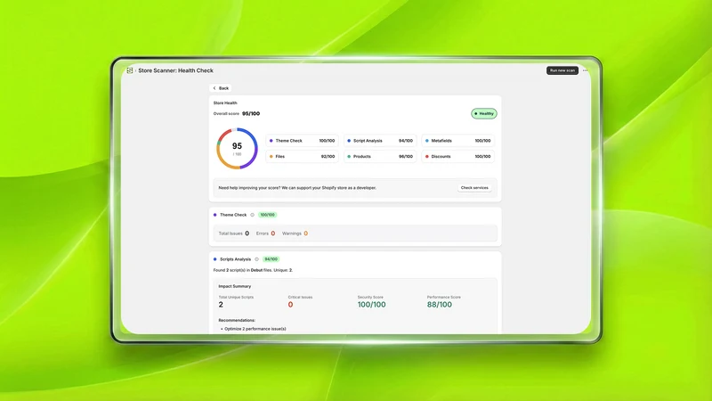 Store Health: Audit & Scan