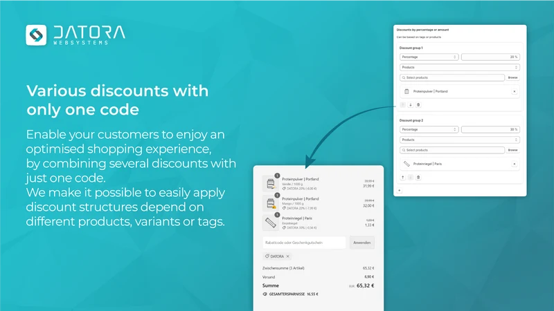 Datora | Multi Discounts