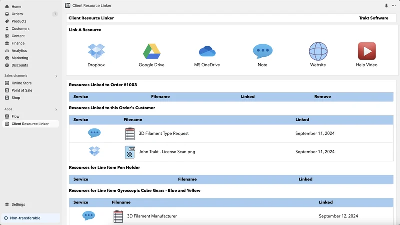 Client Resource Linker