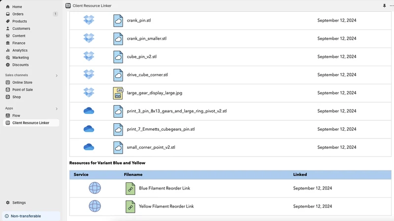 Client Resource Linker