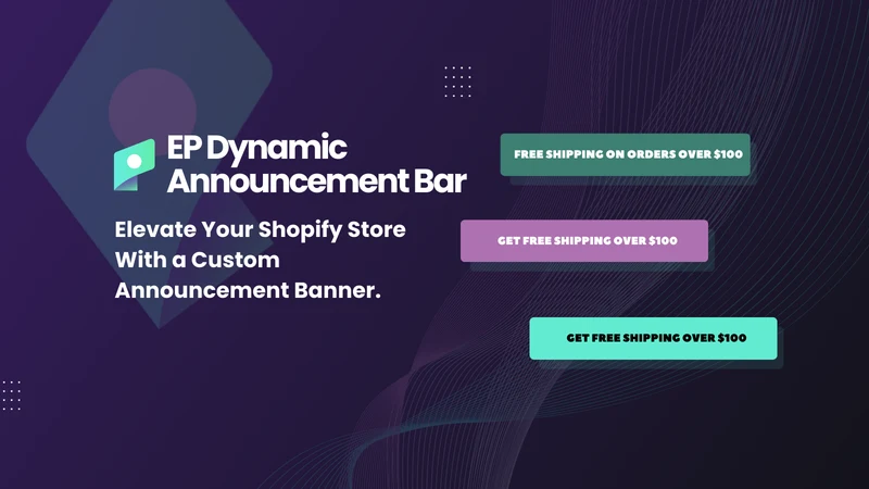 EP Dynamic Announcement Bar