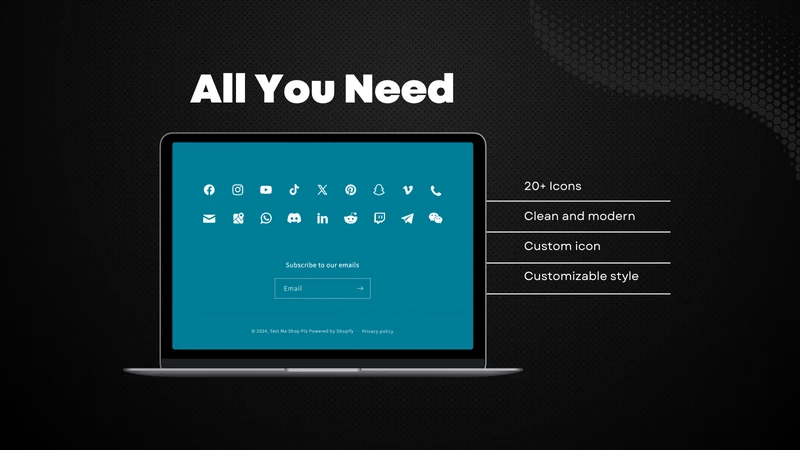 IzyIcons: Social Icons Plus