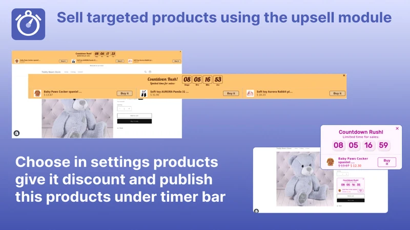 Sales Countdown Timer & Upsell