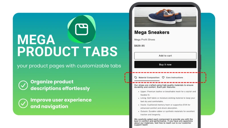 Mega Product Tabs