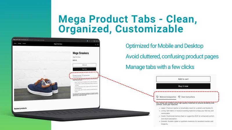Mega Product Tabs
