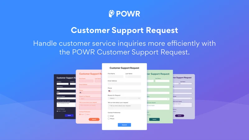 POWR: Customer Support Request