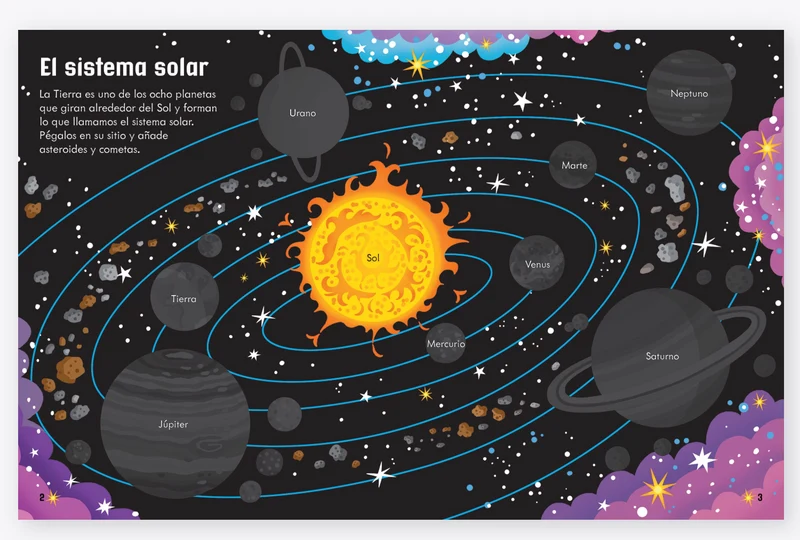 Mi primer libro de pegatinas - El espacio