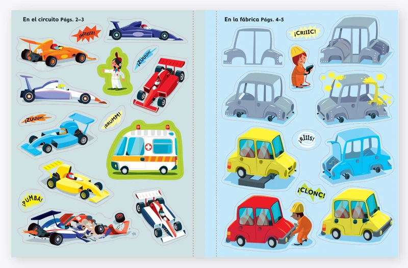 Mi primer libro de pegatinas - Coches
