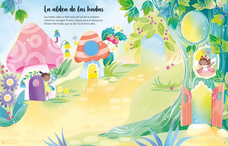 Mi pequeño libro de pegatinas - Brillos y destellos Hadas