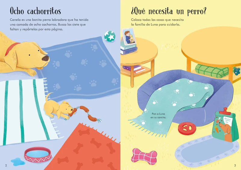 Mi pequeño libro de pegatinas - Perros y cachorritos