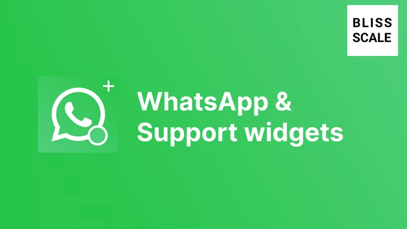 BlissScale support widgets