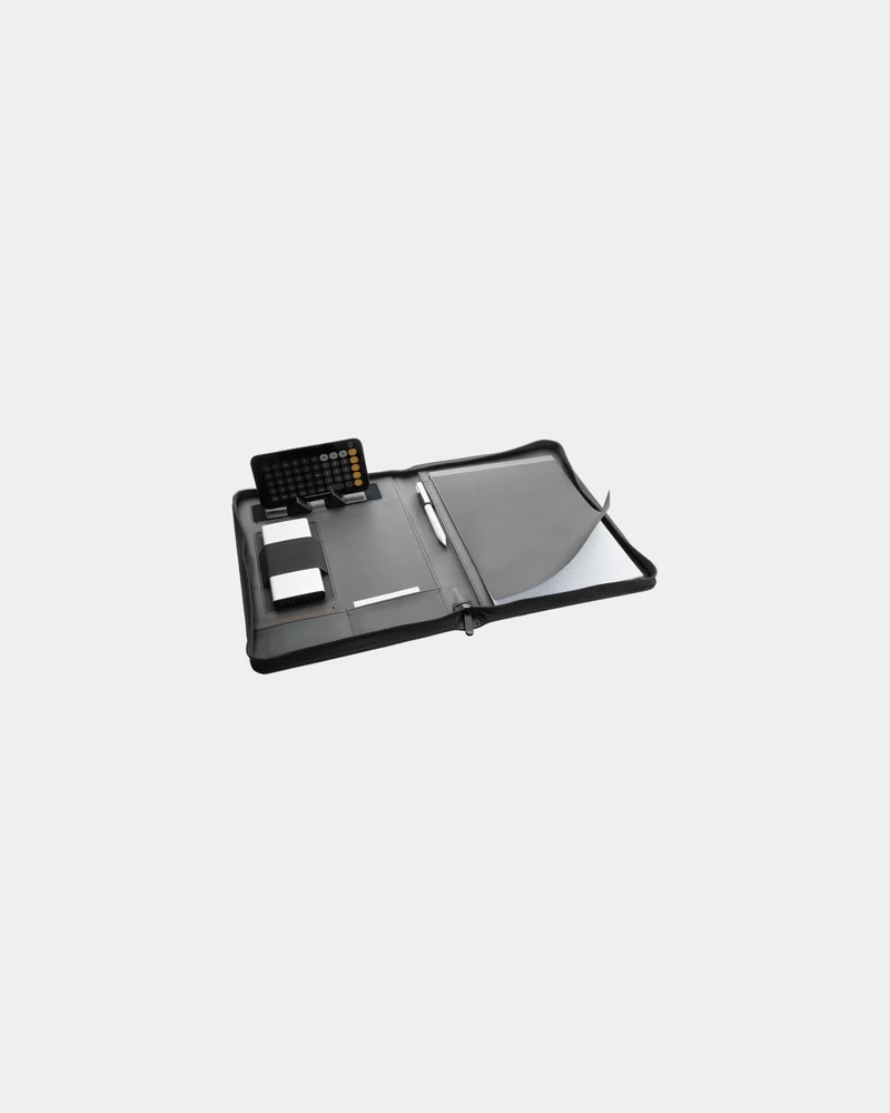 Portafolios con cierre zip PU reciclado para personalizar