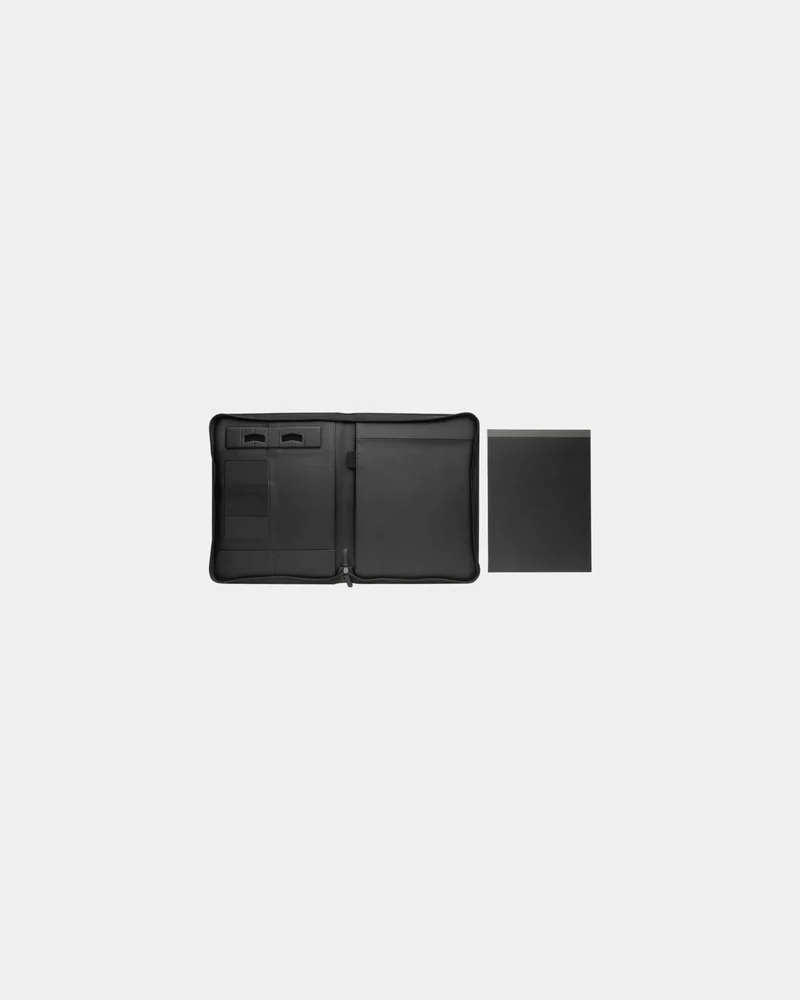 Portafolios con cierre zip PU reciclado para personalizar