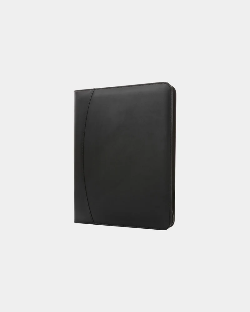 Portafolios con cierre zip PU reciclado para personalizar
