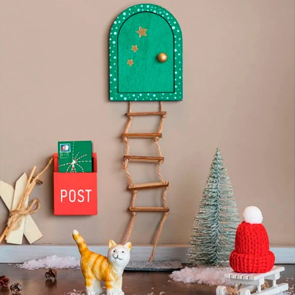 Navidad Set Puerta Mágica Verde